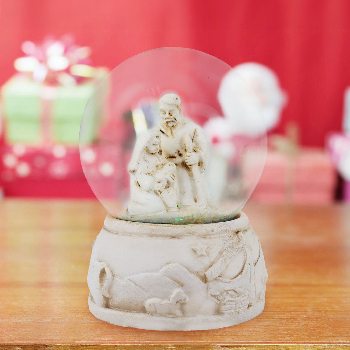 Bola de Nieve de Cerámica, Nacimiento, 8 cm