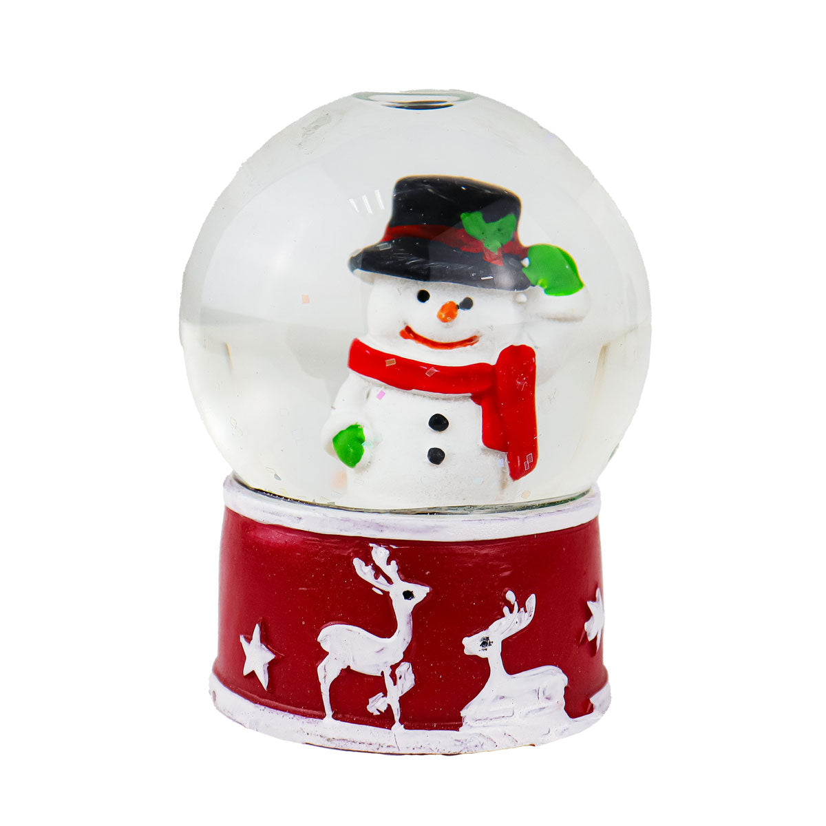 Muñeco de Nieve, Bola de Nieve de Cerámica, 7 cm