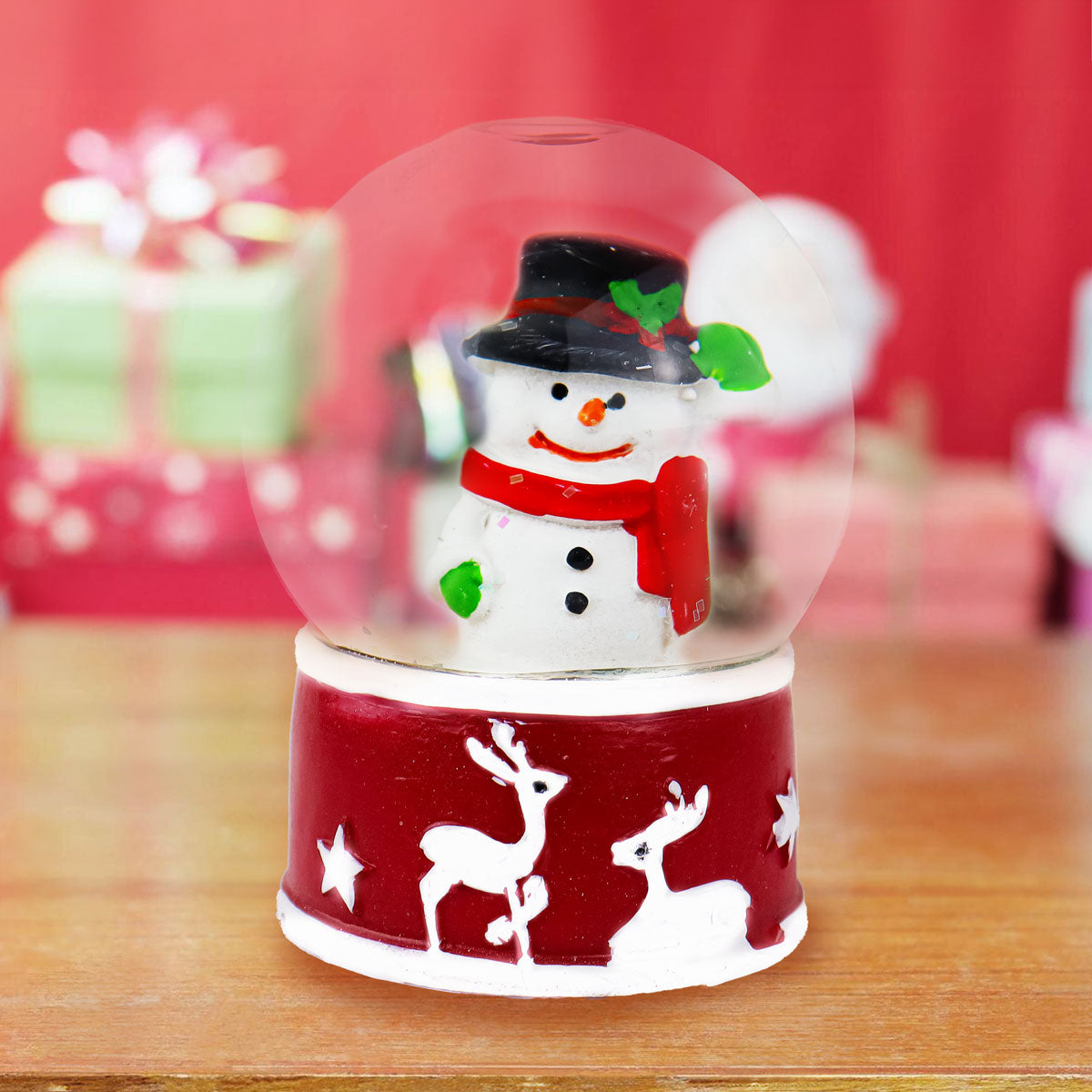 Muñeco de Nieve, Bola de Nieve de Cerámica, 7 cm