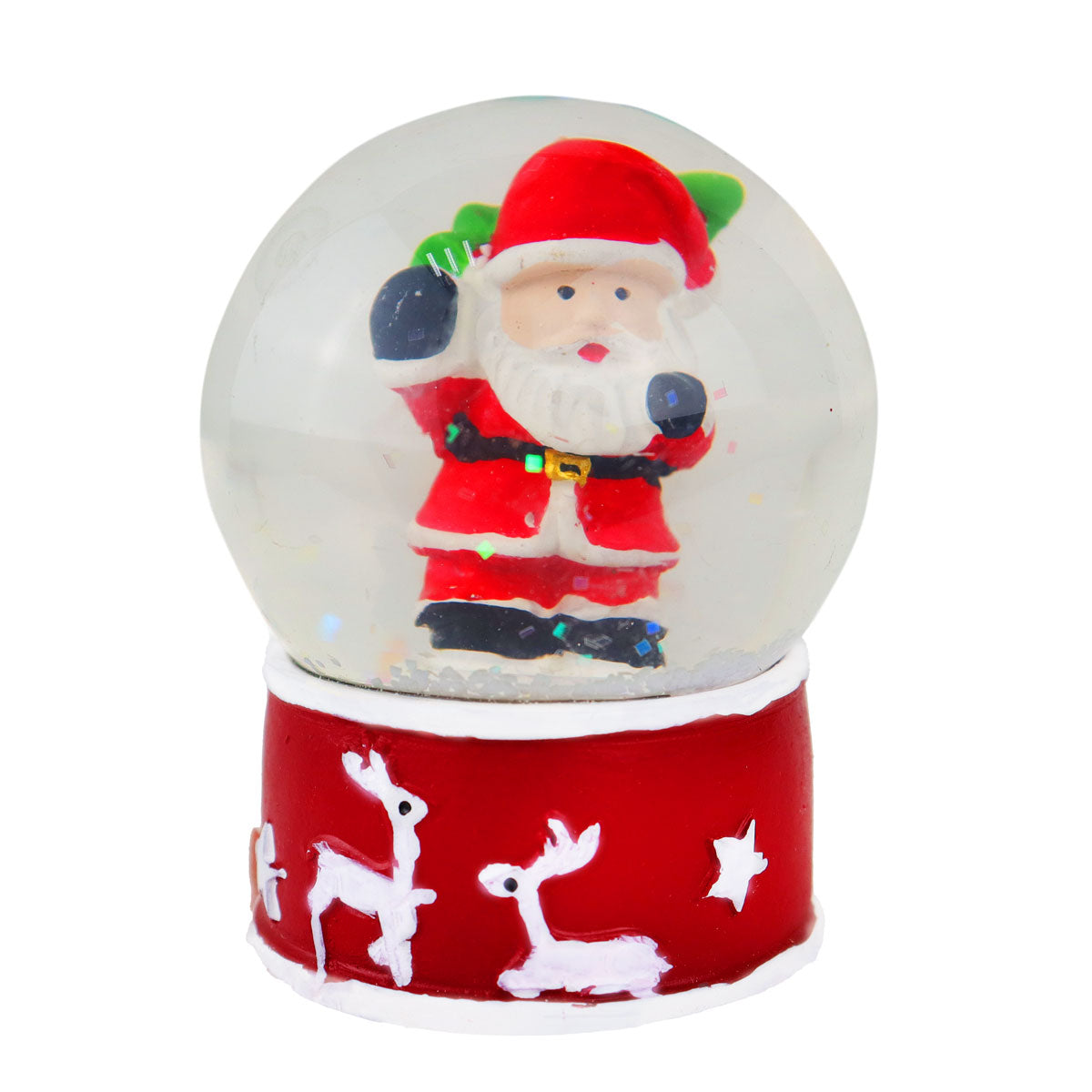 Santa Claus, Bola de Nieve de Cerámica, 7 cm