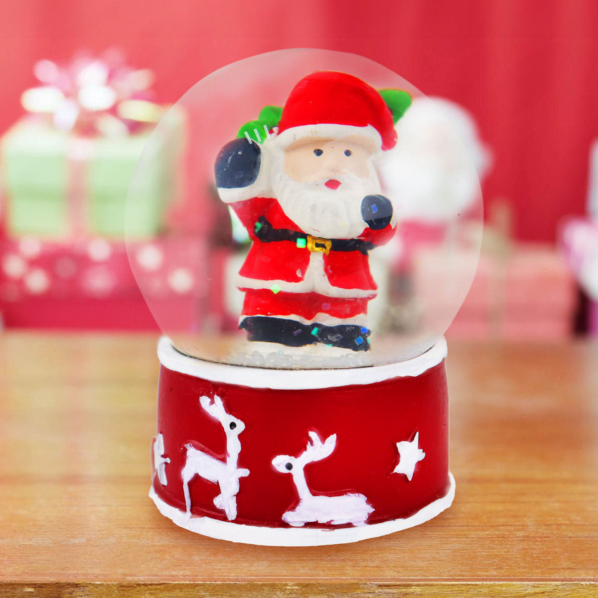 Santa Claus, Bola de Nieve de Cerámica, 7 cm