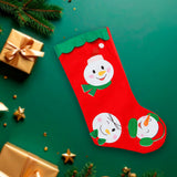 Bota Navideña Roja, Snowman