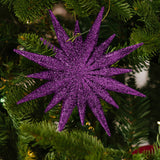 Destello, Ornamento Navideño, Color Morado