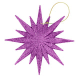 Destello, Ornamento Navideño, Color Morado