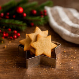 Kit de 3 Cortadores de Metal para Galletas en Forma de Estrella