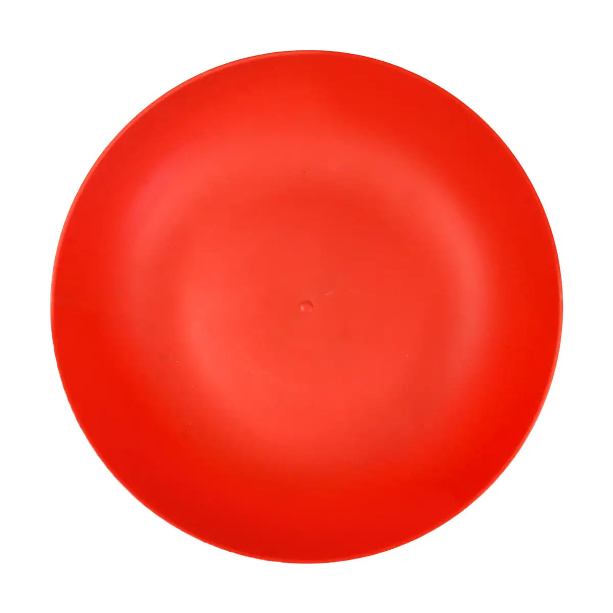 Tazón Redondo de Plástico, Color Rojo
