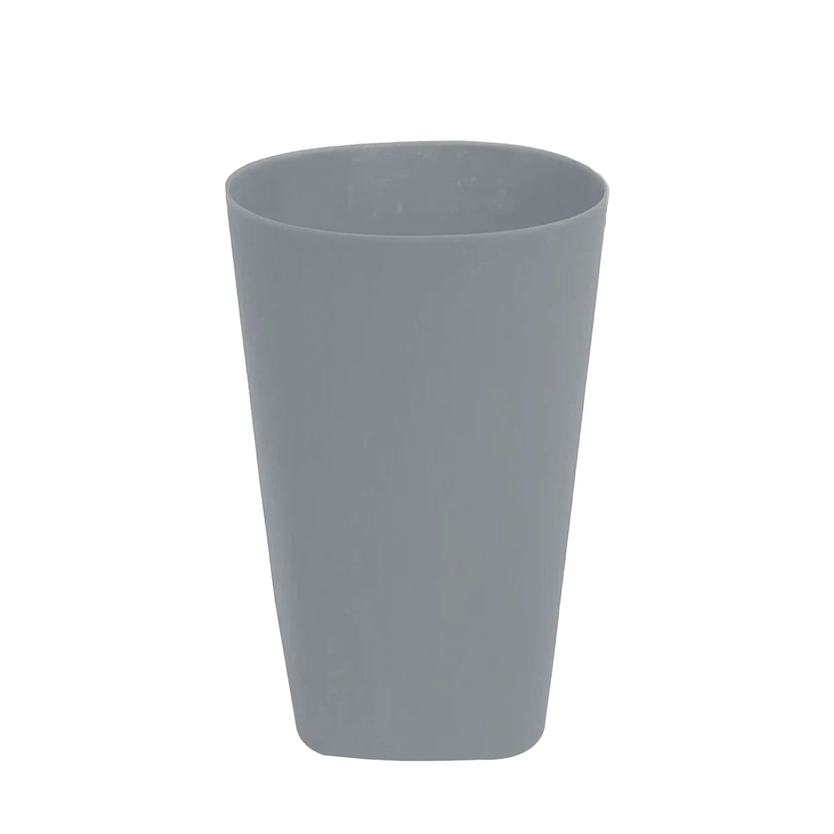 Set de 2 Vasos de Plástico, Color Gris