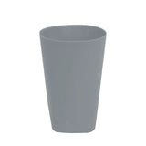 Set de 2 Vasos de Plástico, Color Gris