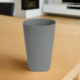 Set de 2 Vasos de Plástico, Color Gris