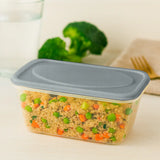 Contenedor de Plástico, Tapa Gris, 250 ml