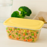 Contenedor de Plástico, Tapa Amarilla, 250 ml