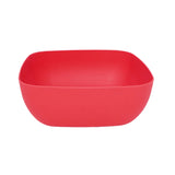 Tazón Cuadrado, Color Rojo, Plástico