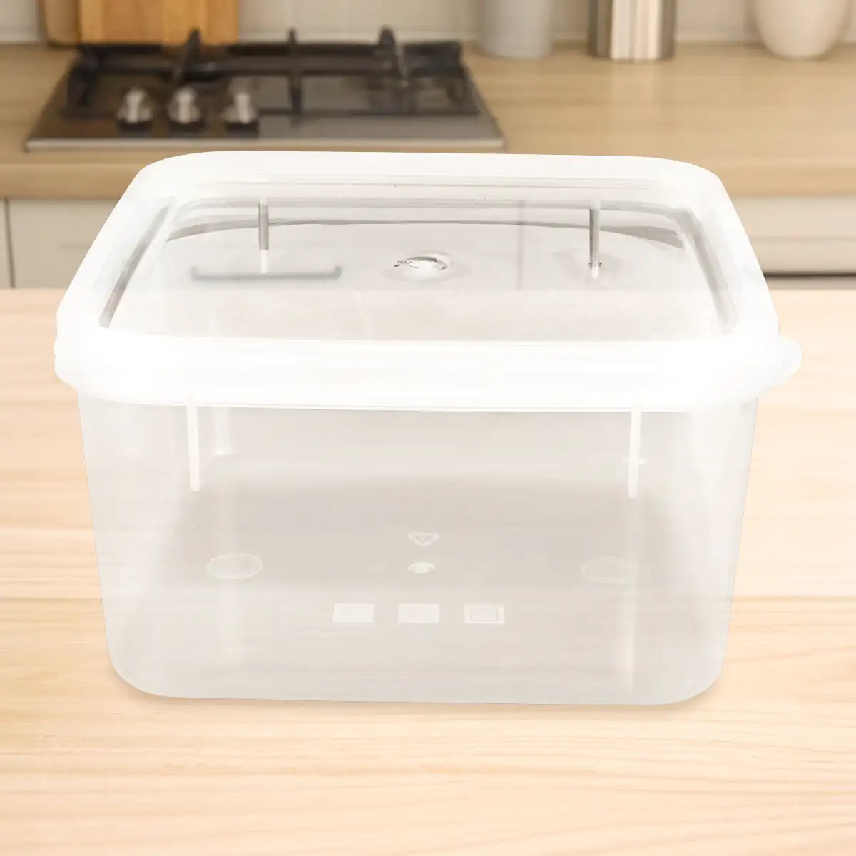 Contenedor de Plástico Rectangular, 1000 ml