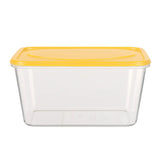 Contenedor de Plástico, Tapa Amarilla, 800 ml