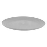 Plato de Plástico, Redondo, Color Gris