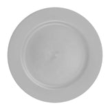 Plato Redondo de Plástico, Color Gris
