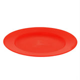 Plato de Plástico, Color Rojo, Redondo