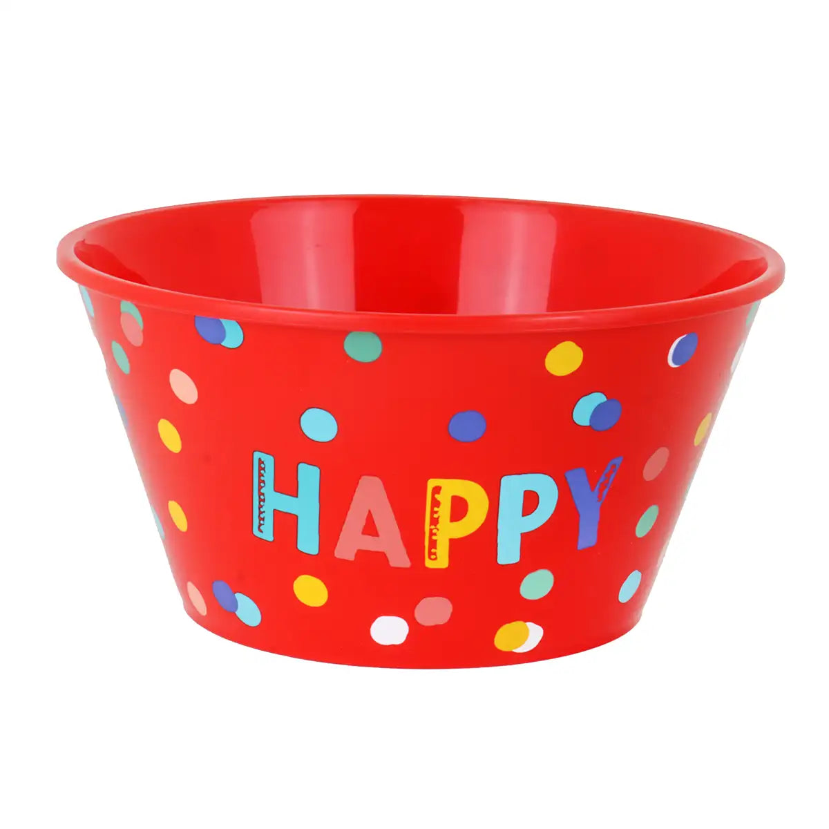 Contenedor de Plástico, Happy, Color Rojo, 700 ml