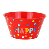 Contenedor de Plástico, Happy, Color Rojo, 700 ml