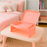 Escritorio Portátil Plegable, Color Rosa