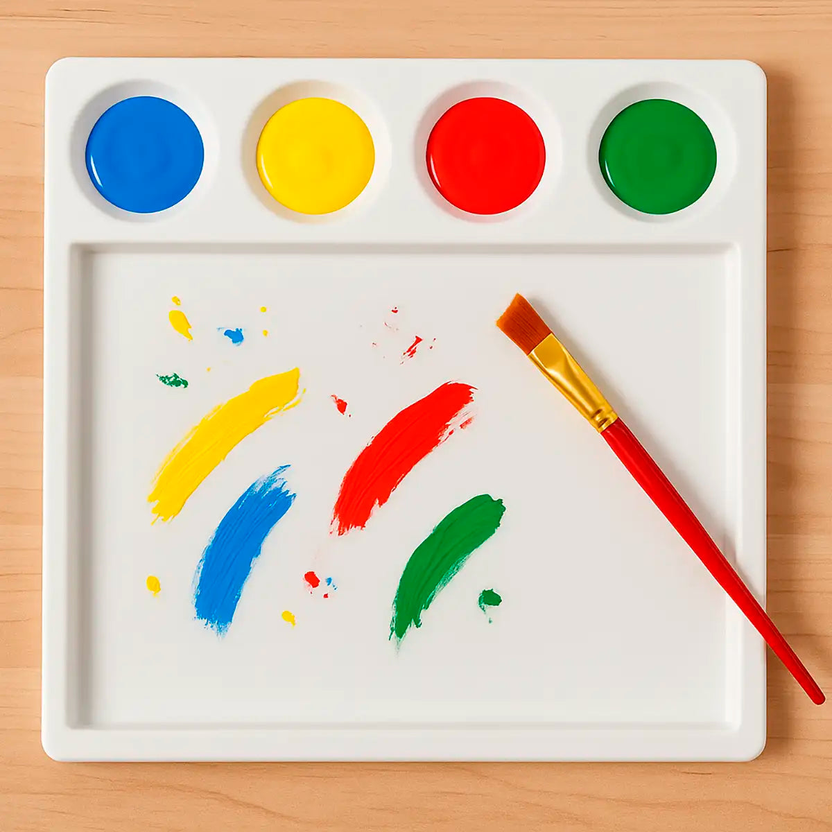 Bandeja de Pintura, Bullseye's Playground, Color Blanco
