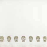 Manta, Diseño Calavera, Color Blanco
