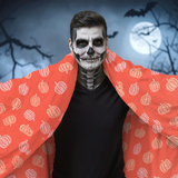 Manta, Diseño Calabaza, Color Rosa y Blanco