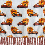 Manta, Diseño Carro y Calabazas
