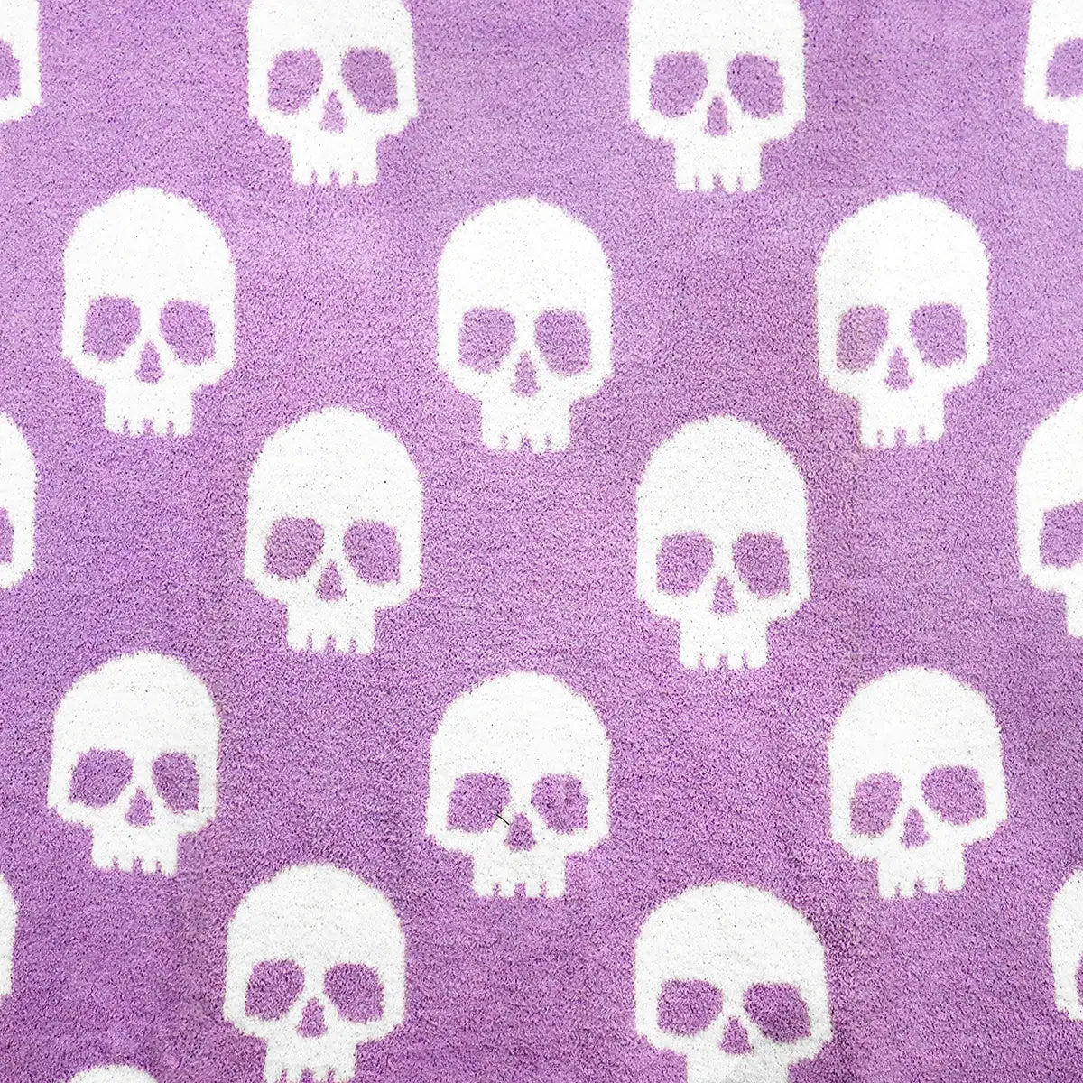 Manta, Diseño Calavera, Color Morado