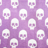 Manta, Diseño Calavera, Color Morado
