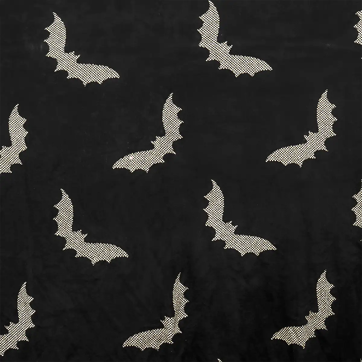 Manta, Diseño Murciélago, Color Negro