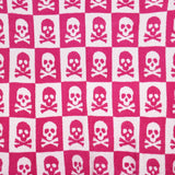 Manta, Diseño Calaveras, Color Rosa