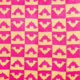 Manta, Diseño Murciélago, Color Rosa