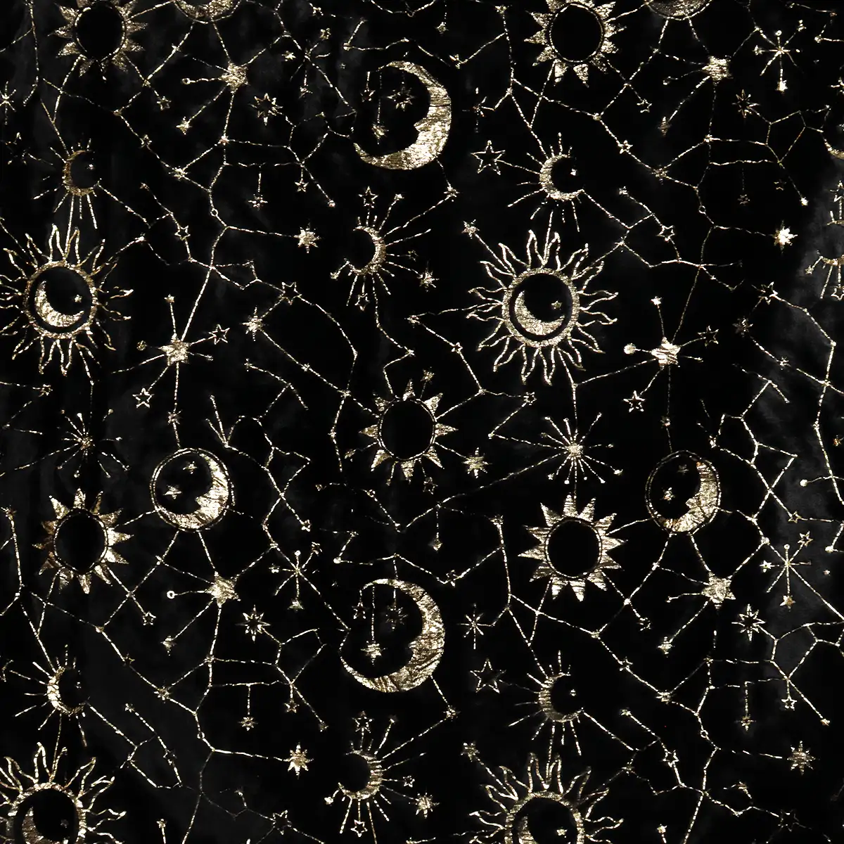 Manta, Diseño Luna, Color Negro