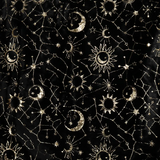 Manta, Diseño Luna, Color Negro