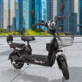 Bicicleta Eléctrica Negra Kiwo GY801