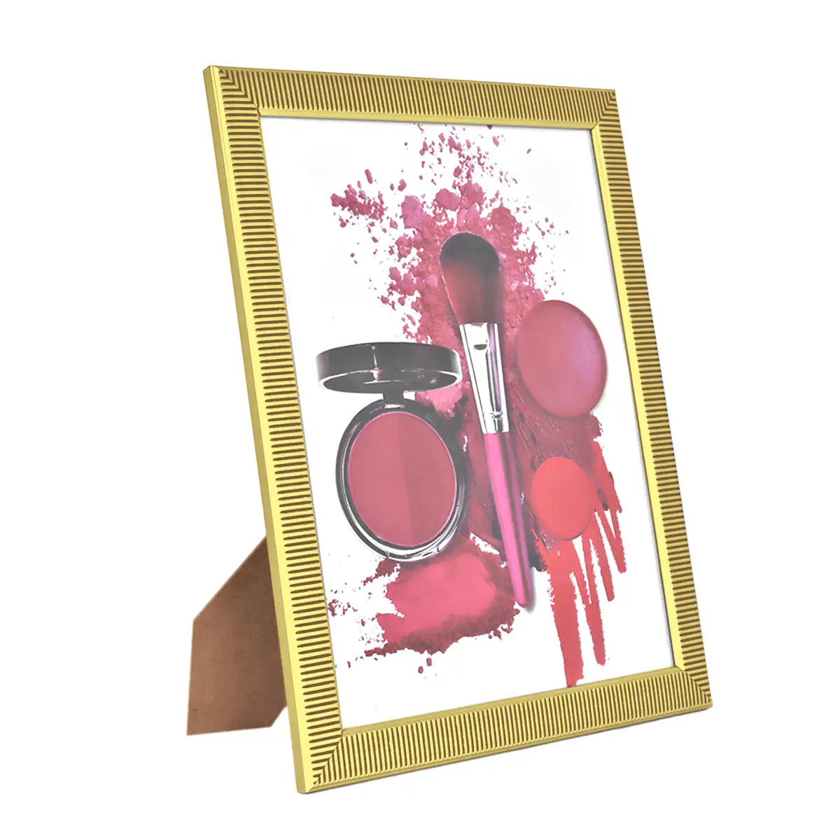 Portarretratos Makeup, Color Dorado, 20x25cm