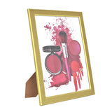 Portarretratos Makeup, Color Dorado, 20x25cm