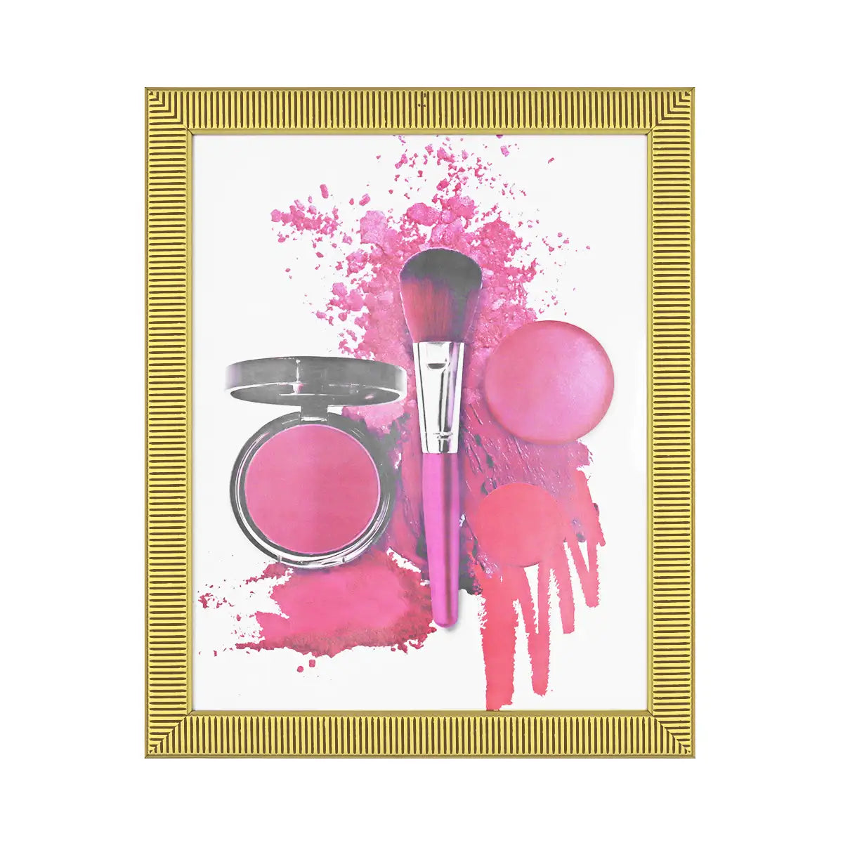 Portarretratos Makeup, Color Dorado, 20x25cm