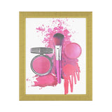 Portarretratos Makeup, Color Dorado, 20x25cm