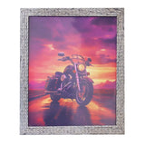 Portarretratos Motorcycle, Color Plata, 20x25cm