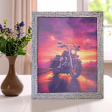 Portarretratos Motorcycle, Color Plata, 20x25cm