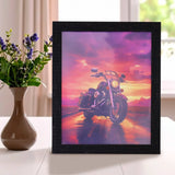 Portarretratos Motorcycle, Color Negro, 20x25cm