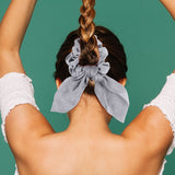 Scrunchie, Liga para Cabello, Color Azul