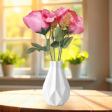 Rosas Artificiales, Color Fucsia, 2 pzas