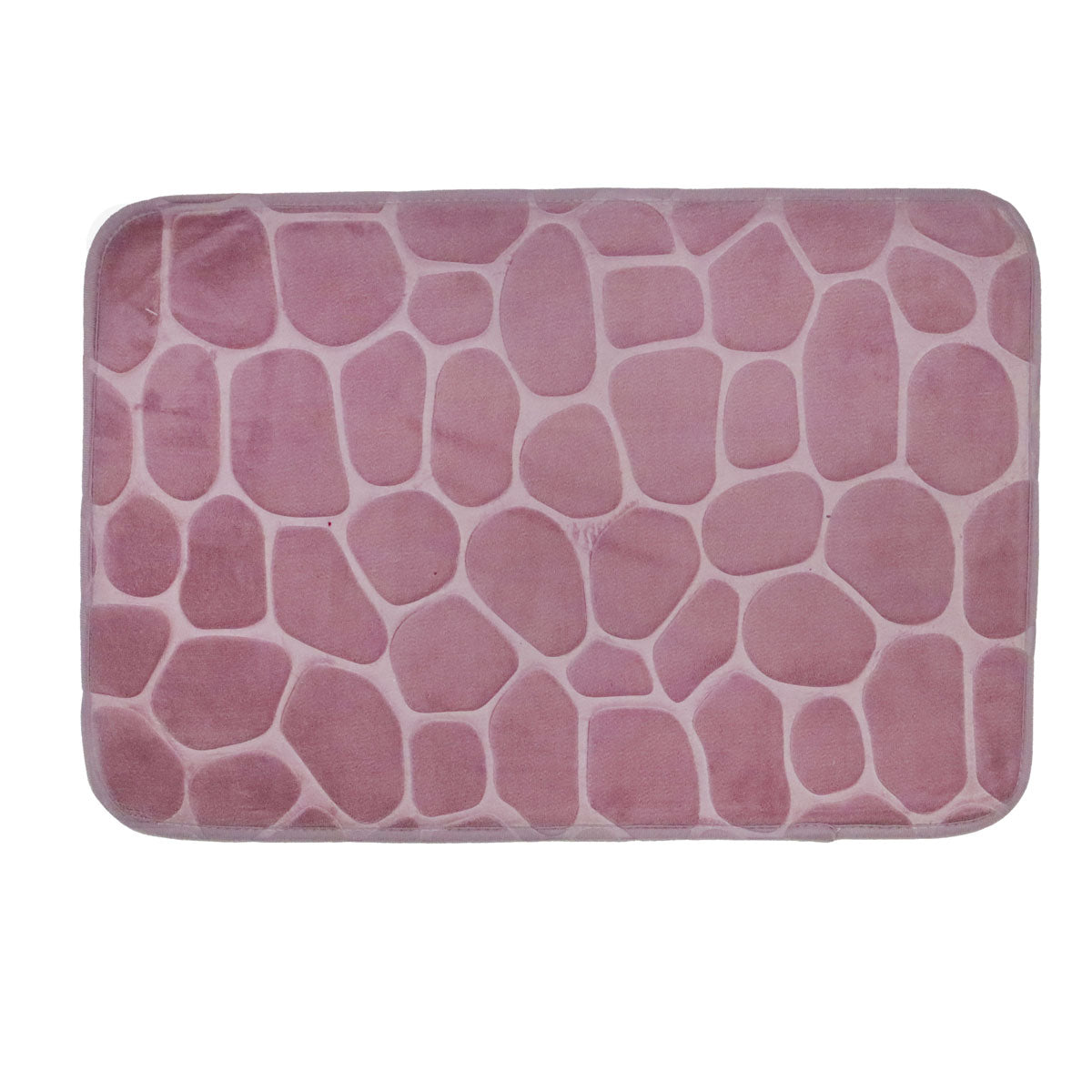 Tapete Absorbente, Diseño Piedras, Color Lila