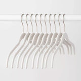 Kit Ganchos Terciopelo, 10 pzas, Brightroom, Color Blanco