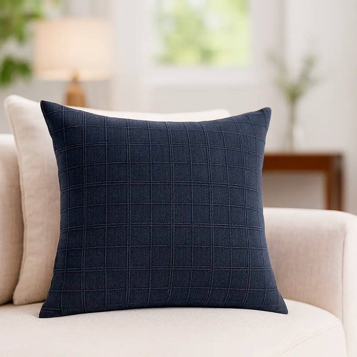 Almohada Cuadrada, Color Azul, Threshold