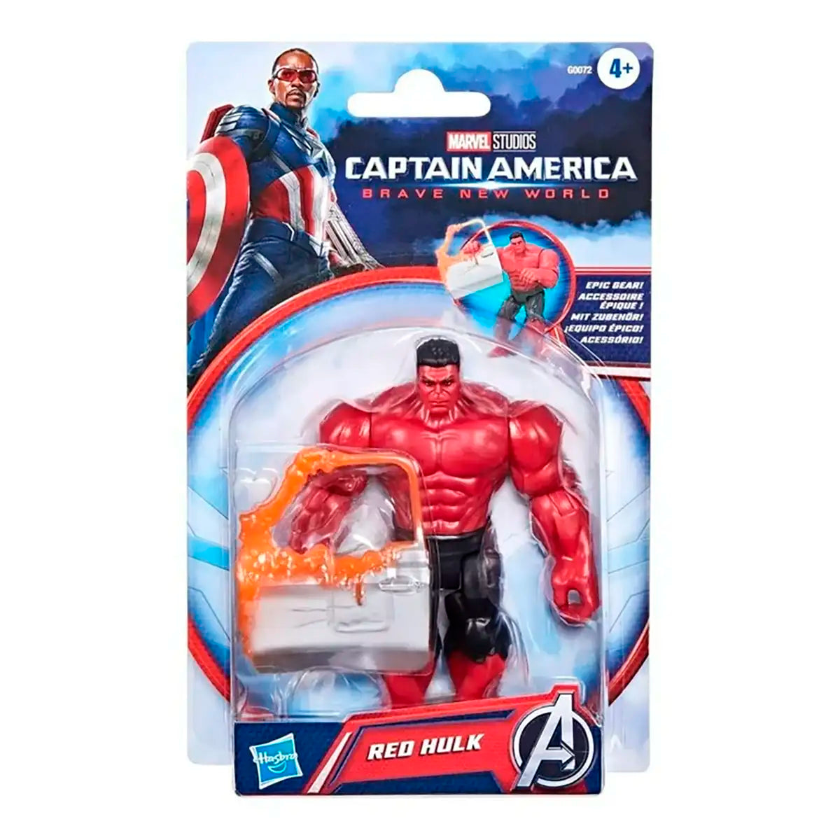 Figura de acción Red Hulk, Marvel