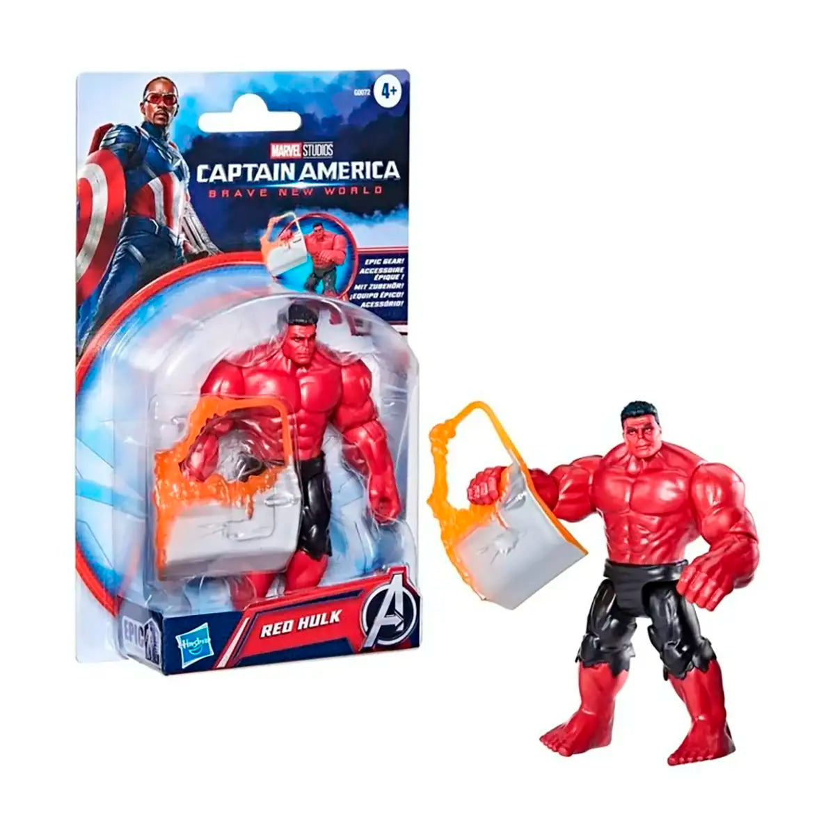 Figura de acción Red Hulk, Marvel